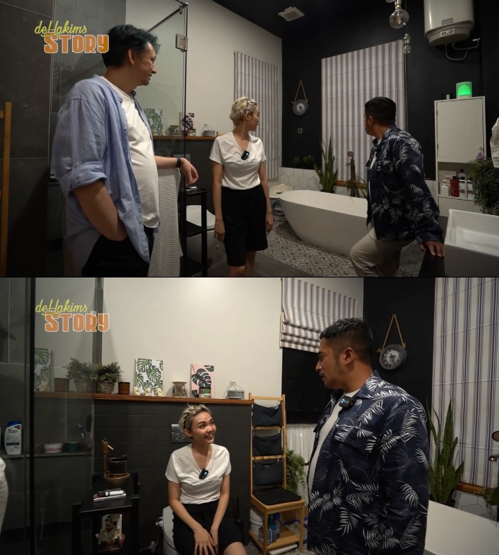 kamar mandi ada tempat ngopi
