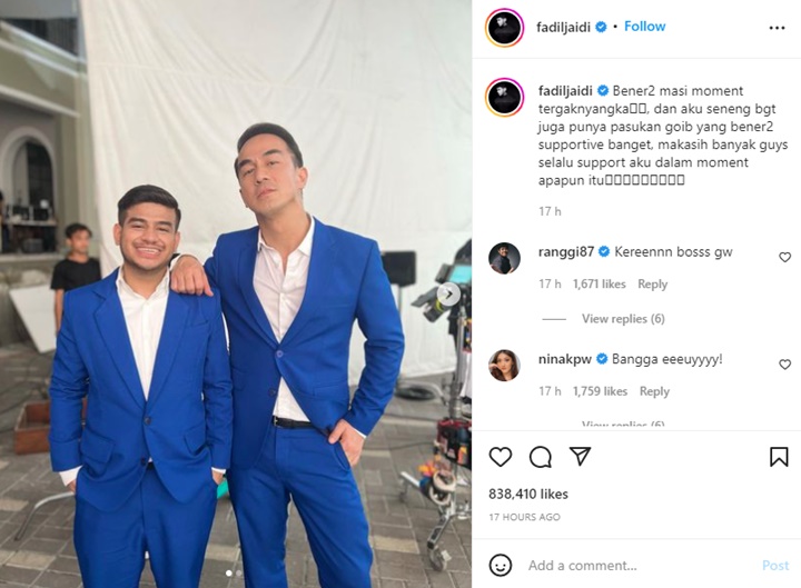 Fadil Jaidi Masih Syok Diminta Jadi BA Bareng Joe Taslim Usai Ngeluh Rambut Ketombean