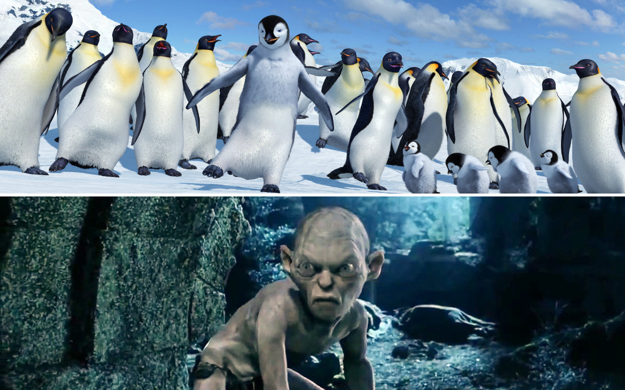 'Happy Feet' Rupanya Terinspirasi dari Gollum 'Lord of The Rings', Kok Bisa?