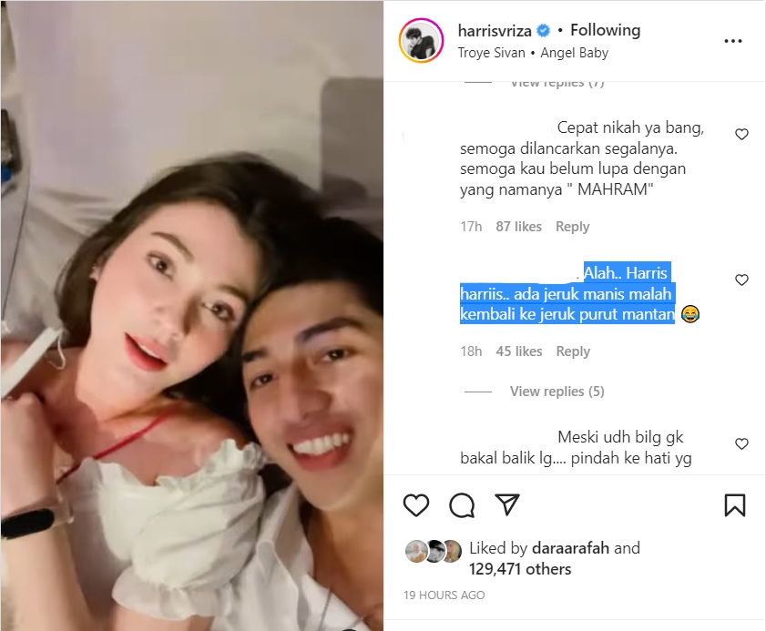 Pamer Sederet Momen Bareng Haviza Devi, Harris Vriza Singgung Soal \'Misteri\' Ini Langsung Disindir