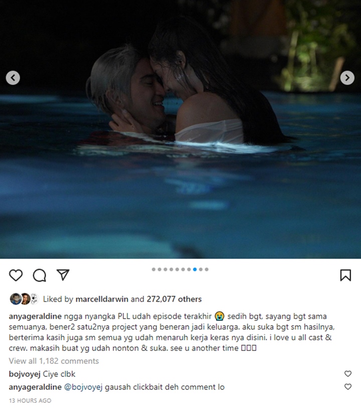 Anya Geraldine Pamer Sederet Foto di \'Pretty Little Liars\'