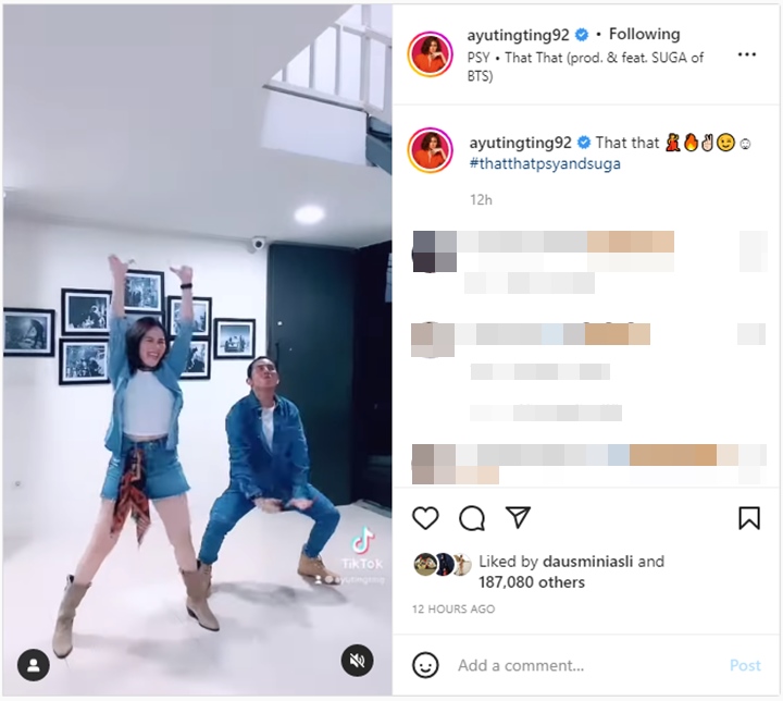 Ayu Ting Ting Cover Dance PSY \'That That\'