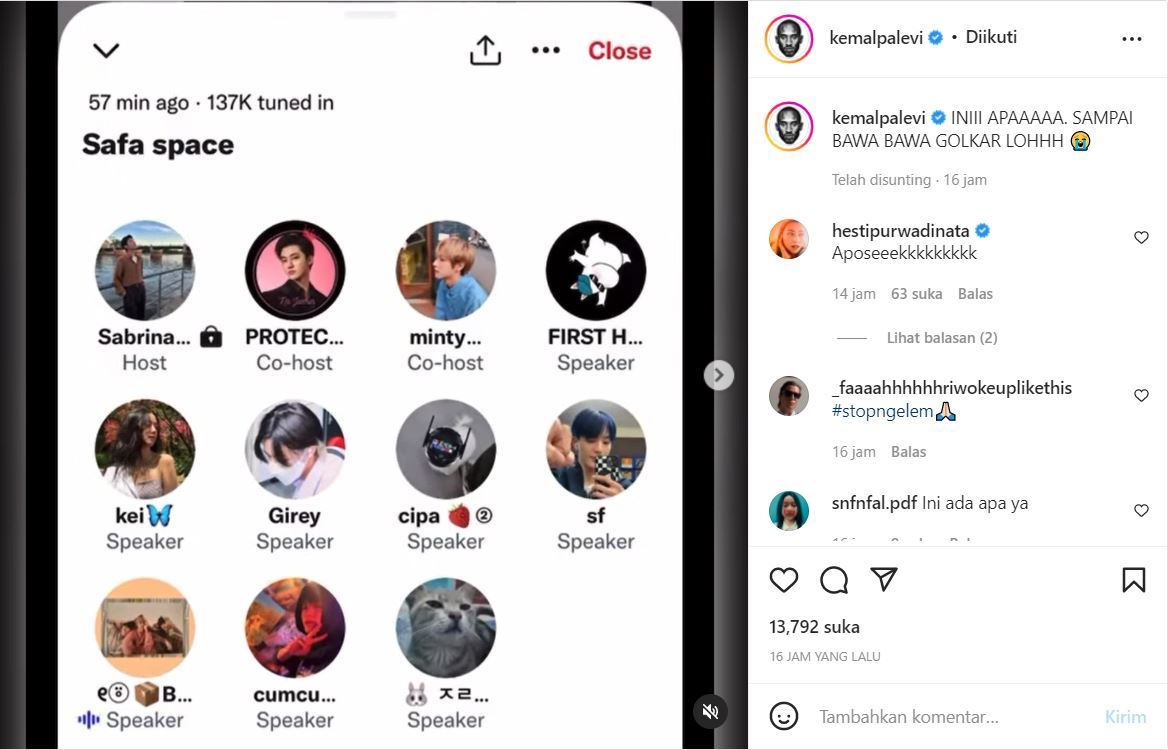 Kemal Palevi Tak Habis Pikir Lihat Sesama Penggemar K-Pop Gelut: Ini Apa?