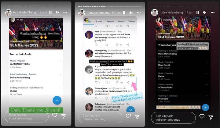 Indra Herlambang Trending Twitter Usai Jadi Host NCT Dream, Bongkar Interaksi di Belakang Panggung