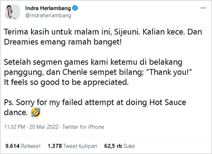Indra Herlambang Trending Twitter Usai Jadi Host NCT Dream, Bongkar Interaksi di Belakang Panggung