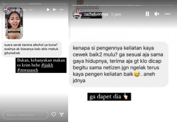 Dicap Cewek Gak Bener, Rachel Vennya Dicurigai Mabuk Saat Bikin Video Endorse
