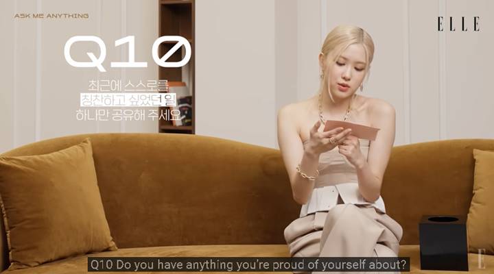 Tak Diungkap Bahkan di Depan Member BLACKPINK, Rose Ternyata Suka Dengar Saat Dipuji Begini