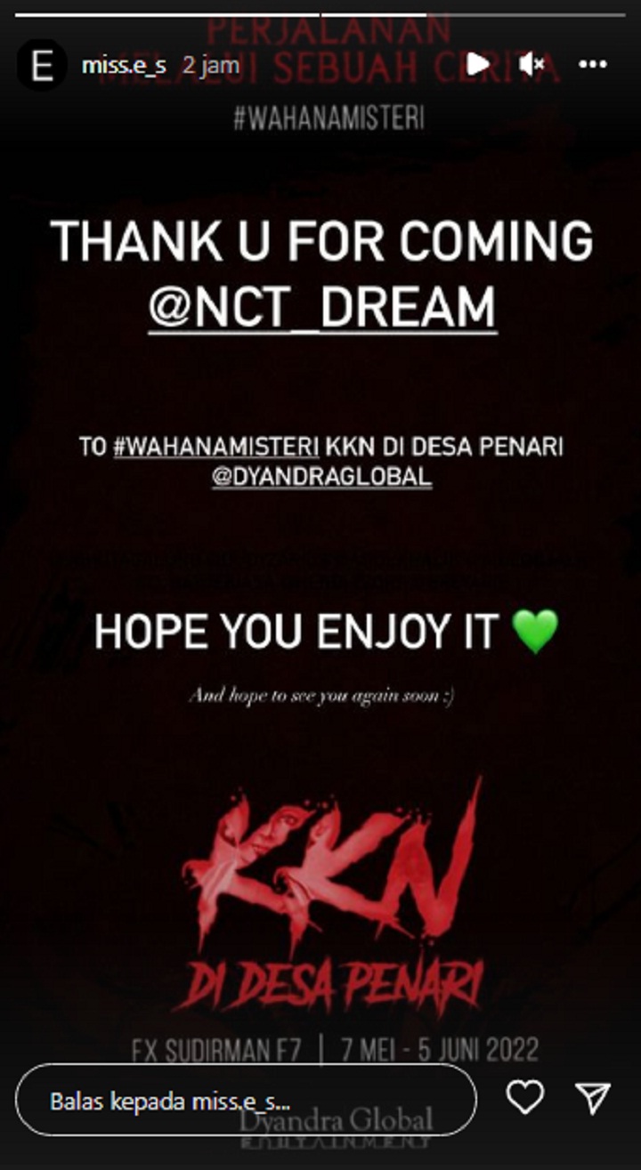 NCT Dream Kunjungi Wahana Misteri \'KKN di Desa Penari\', Penggemar Lokal Auto Heboh