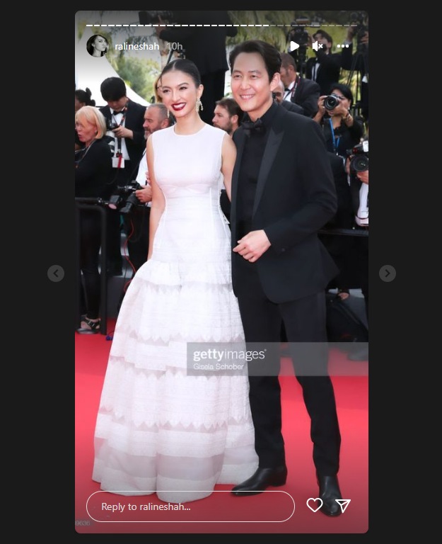 Raline Shah Bagikan Momen Bareng Aktor \'Squid Game\' Ini di Cannes Film Festival