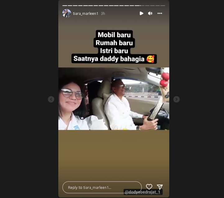 Tiara Marleen Singgung Istri Baru Saat Pamer Naik Mobil Bareng, Doddy Sudrajat Fix Bakal Nikah Lagi?