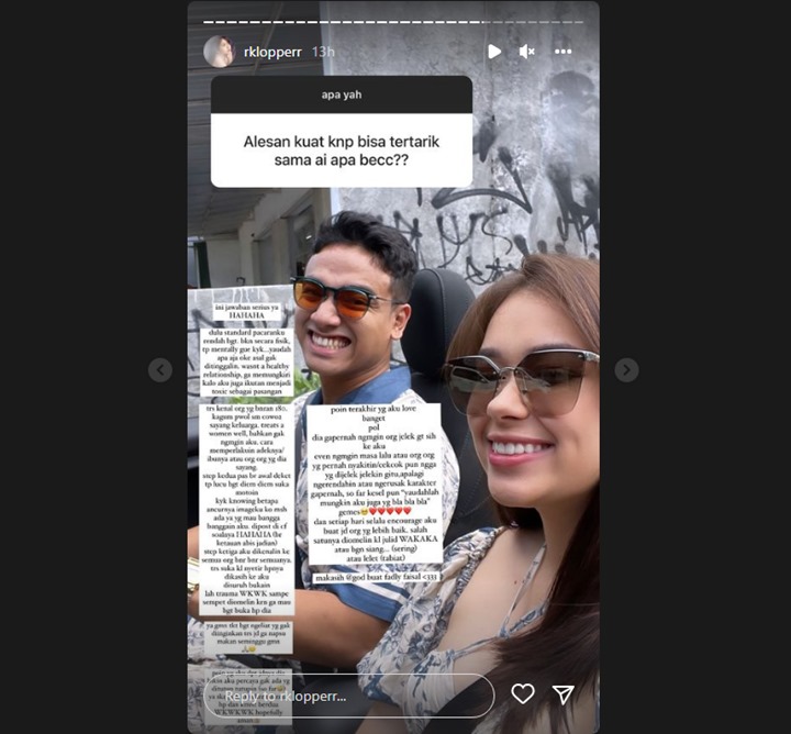 Ungkap Alasan Bisa Jatuh Cinta ke Fadly Faisal, Rebecca Klopper Ungkit Momen Saat Imejnya Hancur