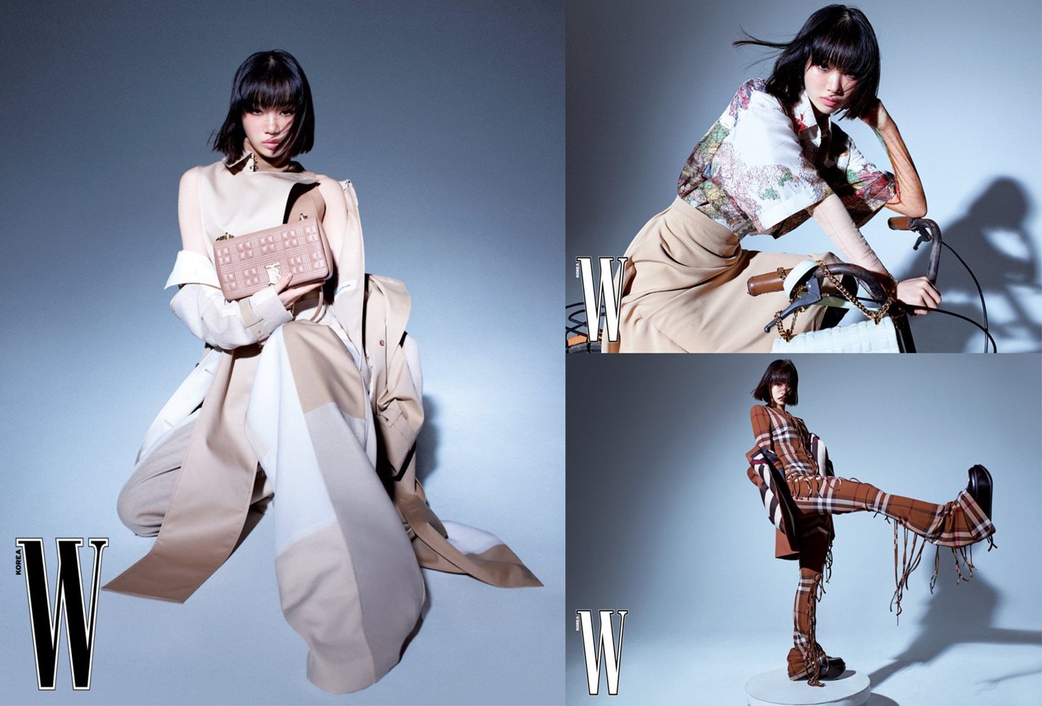 Penampilan Kim Chaewon LE SSERAFIM di W Korea