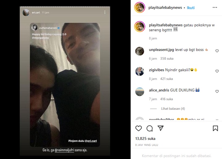 Morgan Oey dan Erika Carlina Ramai Diisukan Cinlok Usai Beredar Postingan Ini