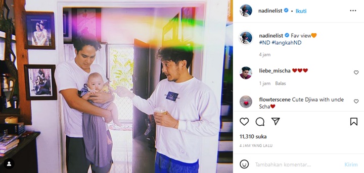 Cara Mischa Chandrawinata Gendong Baby Djiwa Jadi Perbincangan, Nadine Bilang Begini