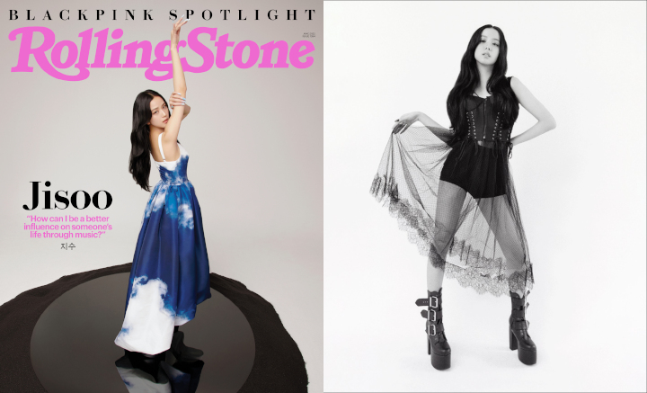 Jisoo BLACKPINK Seksi Banget Pakai Outfit Transparan di Rolling Stone