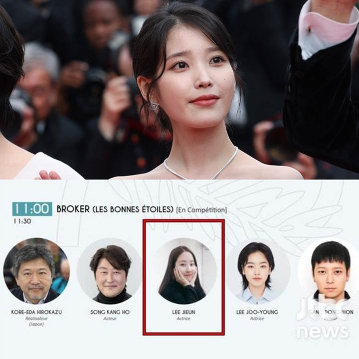 Pihak Festival Film Cannes 2022 Salah Cantumkan Foto IU di Profil Pengenalan Film \'Broker\'