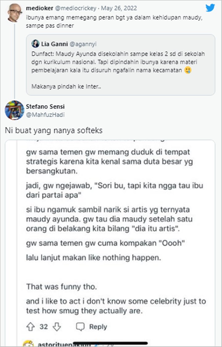 Ibunda Maudy Ayunda