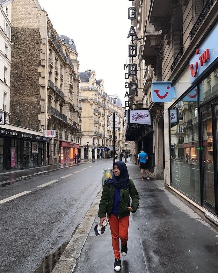 Jalanan santai di Paris