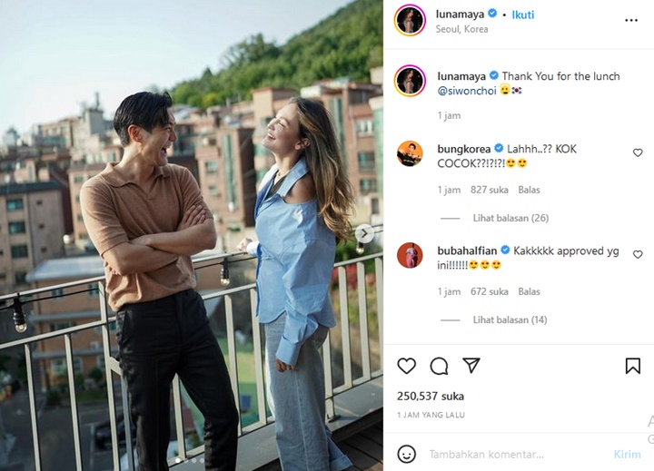 \'Gara-gara\' Luna Maya, Suami Maudy Ayunda Dicurigai Punya Hubungan Dekat dengan Choi Siwon