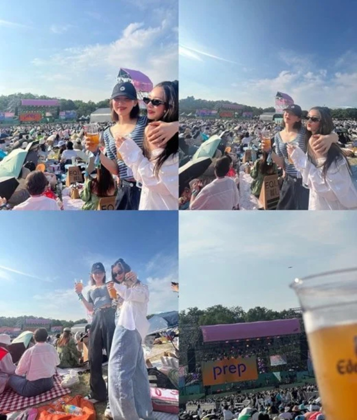 Irene dan Wendy Red Velvet Bersenang-senang di Festival Jazz Seoul Sambil Minum Bir