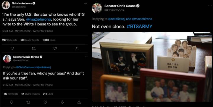 Diundang ke Gedung Putih, BTS Jadi Bahan Rebutan Senator Amerika Serikat Demi Bertemu Langsung