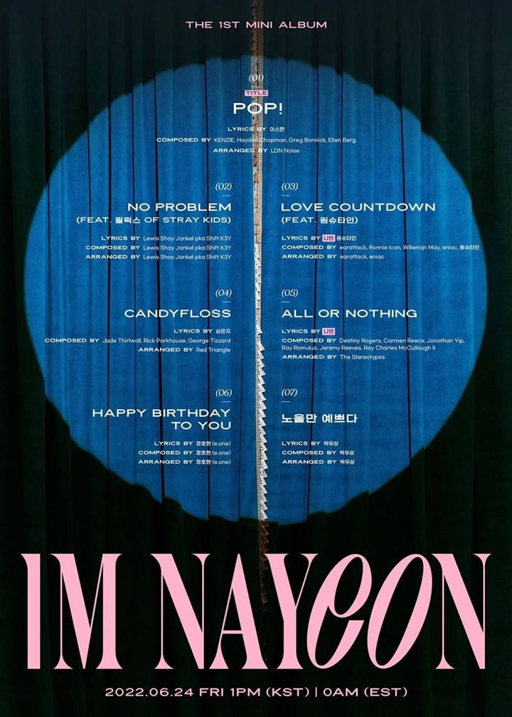 Nayeon TWICE Rilis Tracklist Album Solo, Kolaborasi dengan Felix dan Title Track dari Komposer SM