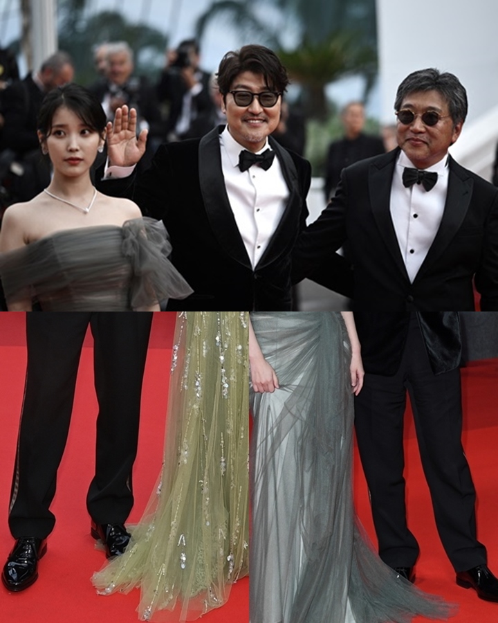 Momen Song Kang Ho Injak 2 Gaun IU di Cannes Film Festival Tuai Sorotan