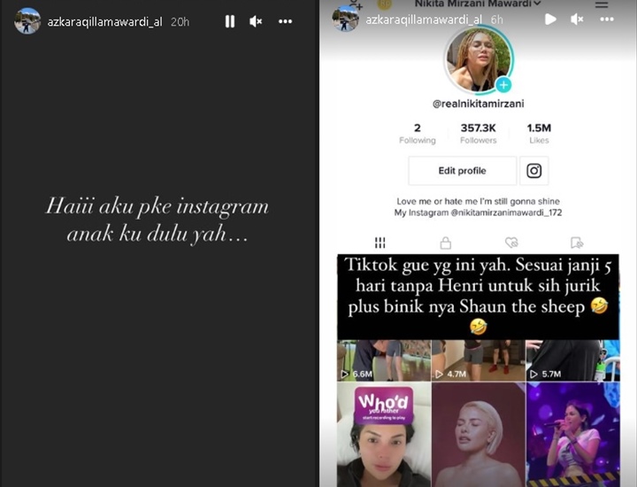 Akun Lenyap, Nikita Mirzani Pakai IG Anak untuk Serang Lagi Juragan 99 dan Istri