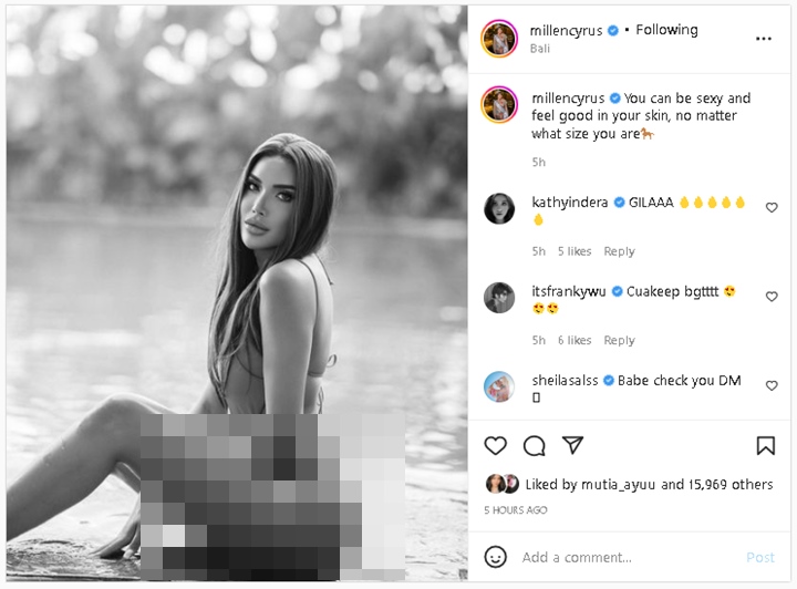 Millendaru Pamer Foto Seksi Kenakan Swimsuit, Paras Bikin Salfok Disebut Mirip Artis Hollywood Ini