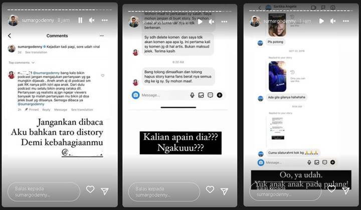 Denny Sumargo Bereaksi Usai Podcastnya Dianggap Bikin Orang Celaka, Sukses Bikin Kicep?