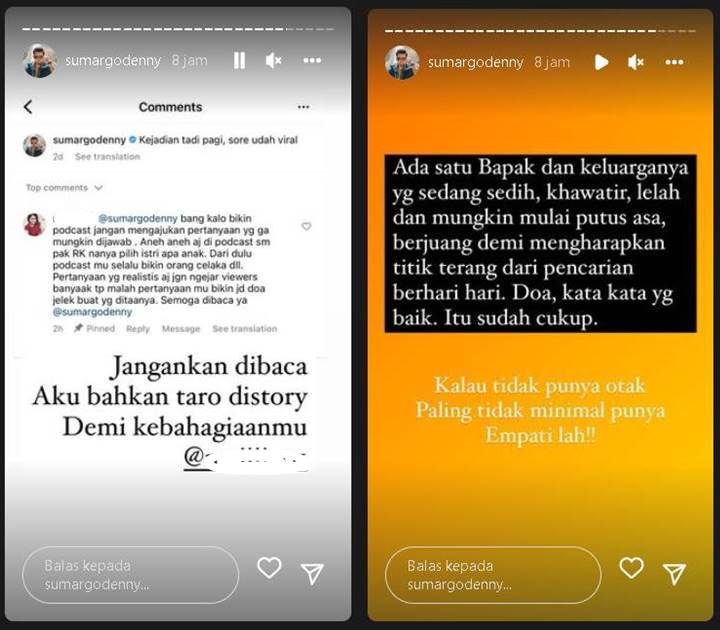 Denny Sumargo Beri Pesan Menohok Usai Podcast Lawas dengan Ridwan Kamil Viral Lagi, Singgung Empati