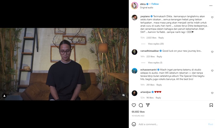 Hengkangnya Dikta dari Yovie & Nuno Picu Kekecewaan, Yovie Widianto Beri Komentar Adem