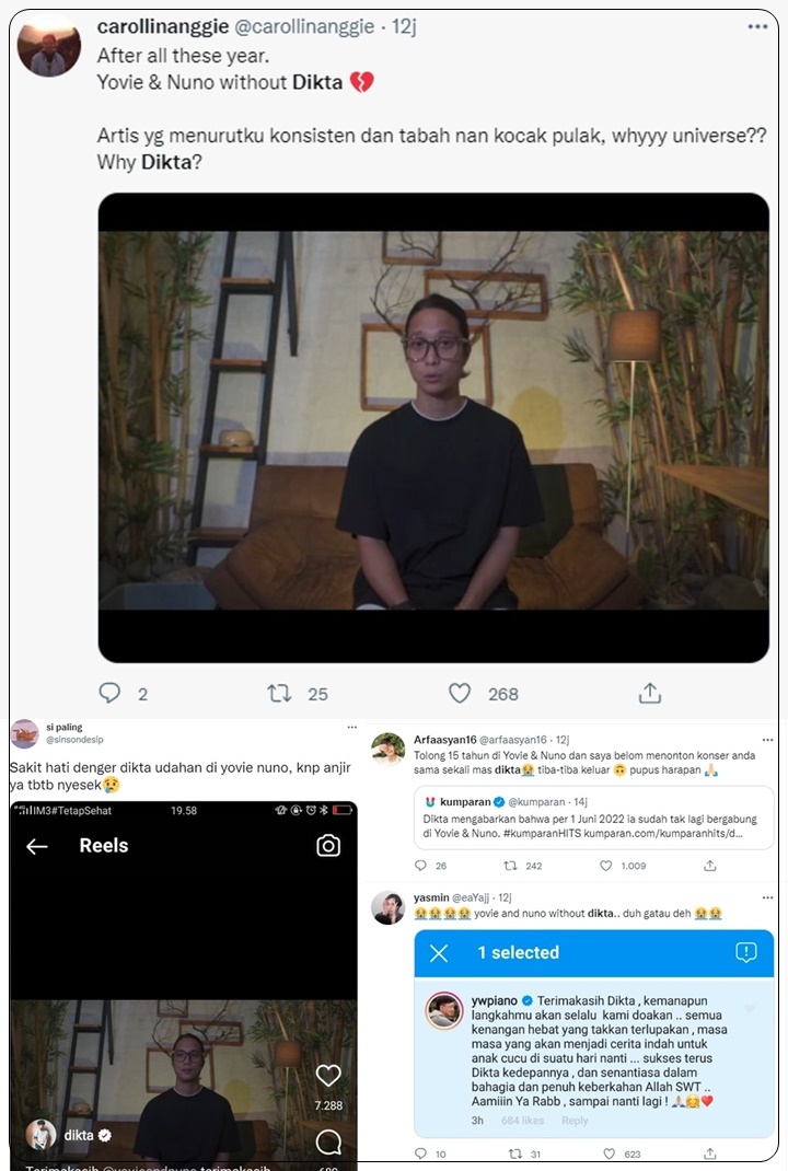 Hengkangnya Dikta dari Yovie & Nuno Picu Kekecewaan, Yovie Widianto Beri Komentar Adem