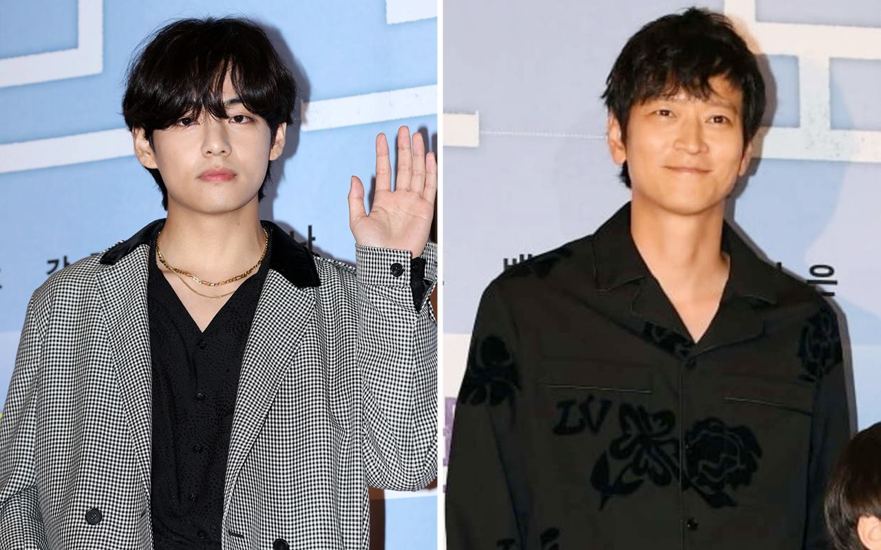 Pamer Persahabatan, Visual V BTS dan Kang Dong Won di Premiere 'Broker' Kejutkan Netizen