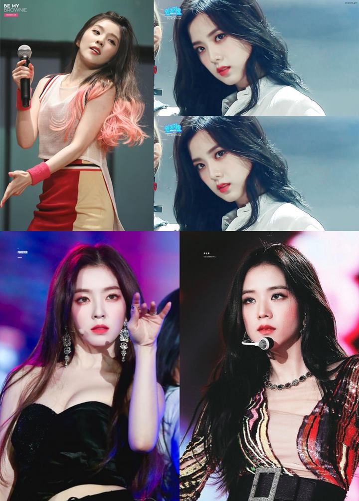 Visual Jisoo BLACKPINK dan Irene Red Velvet di Era Debut Dibandingkan