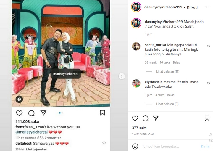 Frans Faisal Makin Bucin ke Marissya Icha, Farhat Abbas \'Panas\' Nyinyir Soal Janda 7 Kali