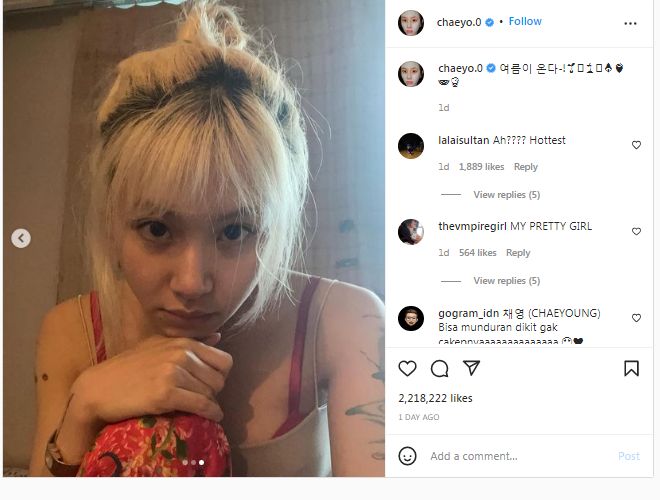 Chaeyoung Twice Bikin Kaget Pamer Foto Tanpa Riasan Wajah Hingga Lengan Bertato