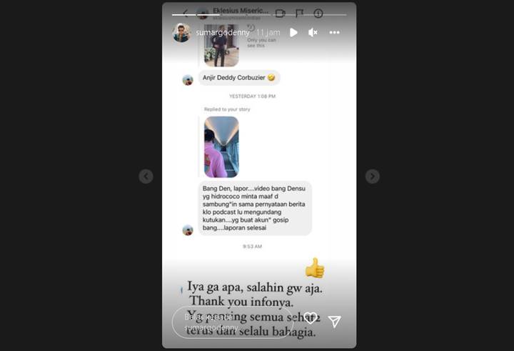 Video Iklan ‘Minta Maaf’ Diedit Hingga Dikaitkan Soal Podcast, Reaksi Denny Sumargo Nyesek?