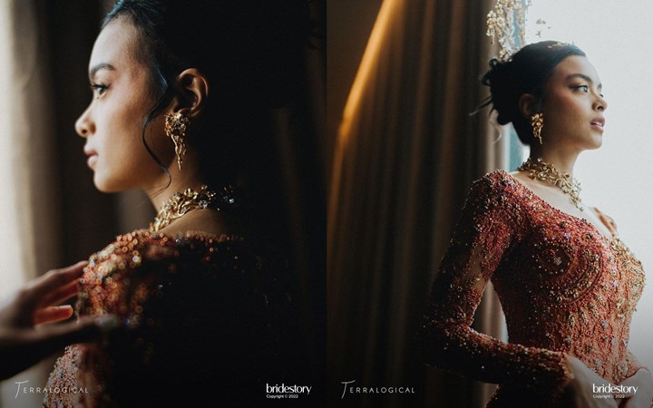 Bhinneka Tunggal Ika, Eva Celia Ungkap Inspirasi Baju Pernikahan dengan Demas Narawangsa
