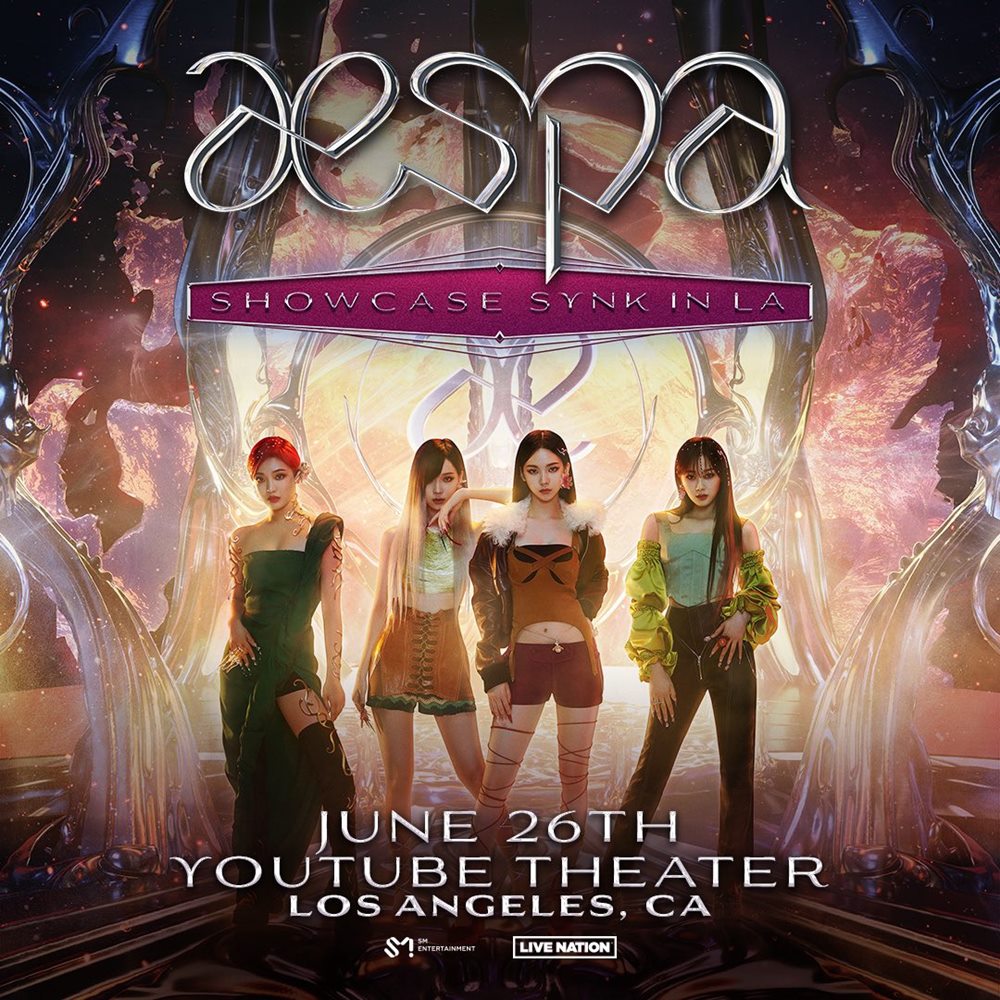 aespa mengumumkan showcase di Los Angeles