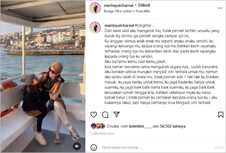 Marissya Icha Nyesek Bongkar Perjuangan Jadi Istri Baik, Kini Balik ‘Kuliti’ Perlakuan Mantan Suami