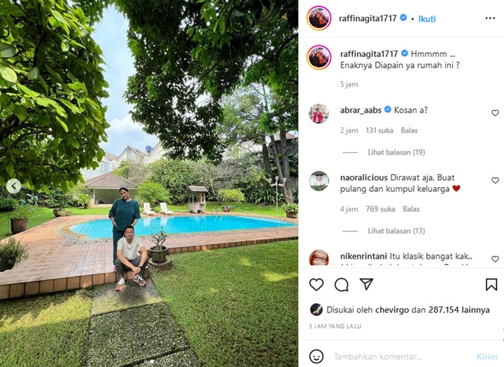 Raffi dan Nagita Umumkan Bakal Buka Kos-kosan dengan Tawaran Menarik, Inikah Huniannya?