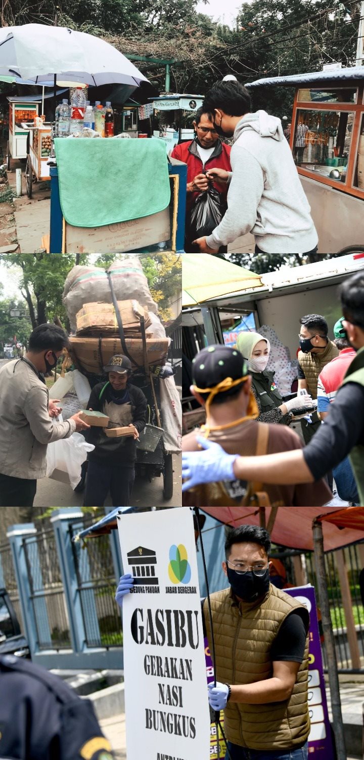 Membagikan Bansos