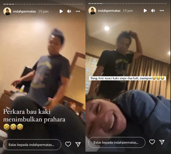 Indah Permatasari Tuding Arie Kriting Bau Kaki, Fakta Sebenarnya Bikin Ngakak