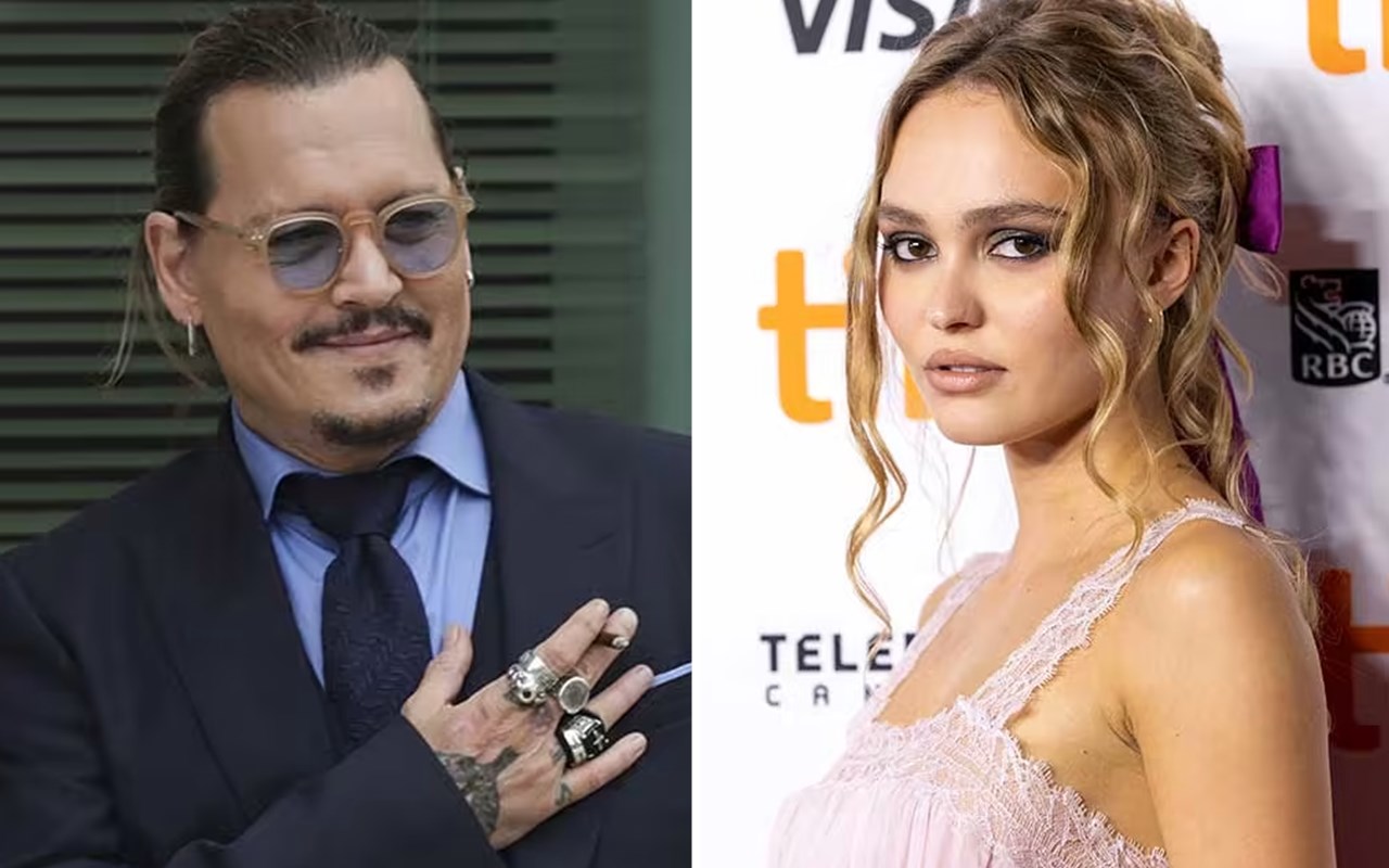 Johnny Depp Bantah Hubungan Dengan Lily-Rose Depp Sang Putri Retak Lewat  Lukisan?