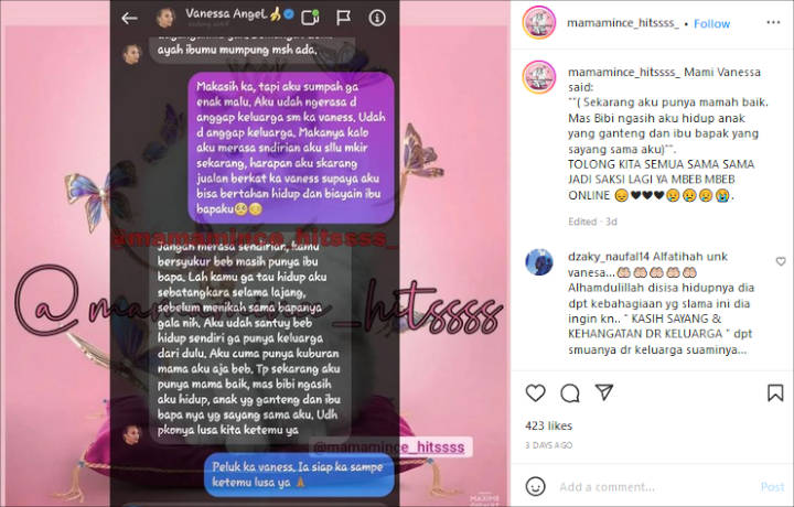 Chat Vanessa Angel Sebatangkara \'Skakmat\' Doddy-Mayang