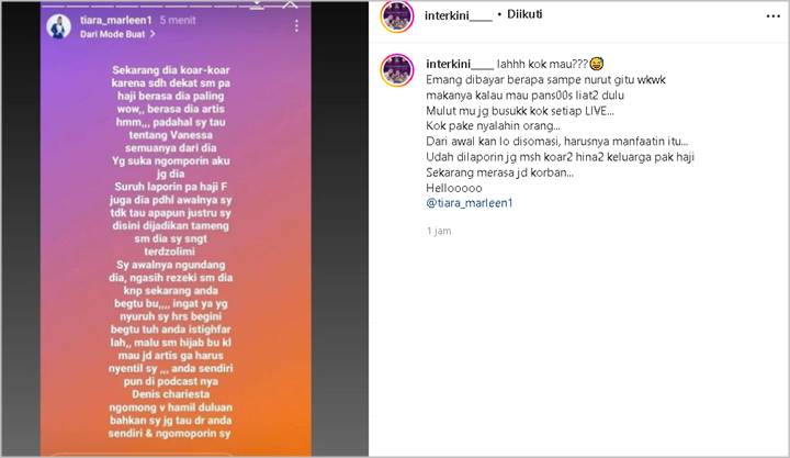 Tiara Marleen Sindir Sosok yang Kini Dekat dengan H. Faisal Sebagai ‘Kompor’, Ngaku Dijadikan Tameng