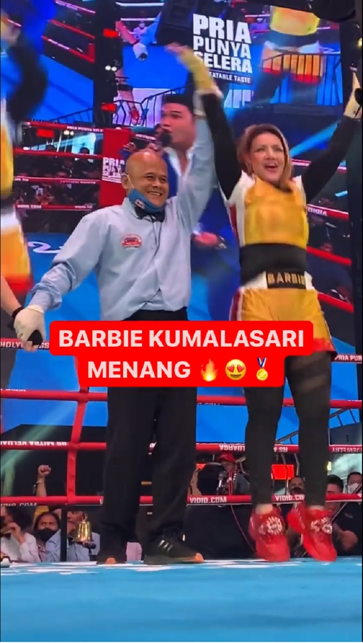 Barbie Kumalasari Menang