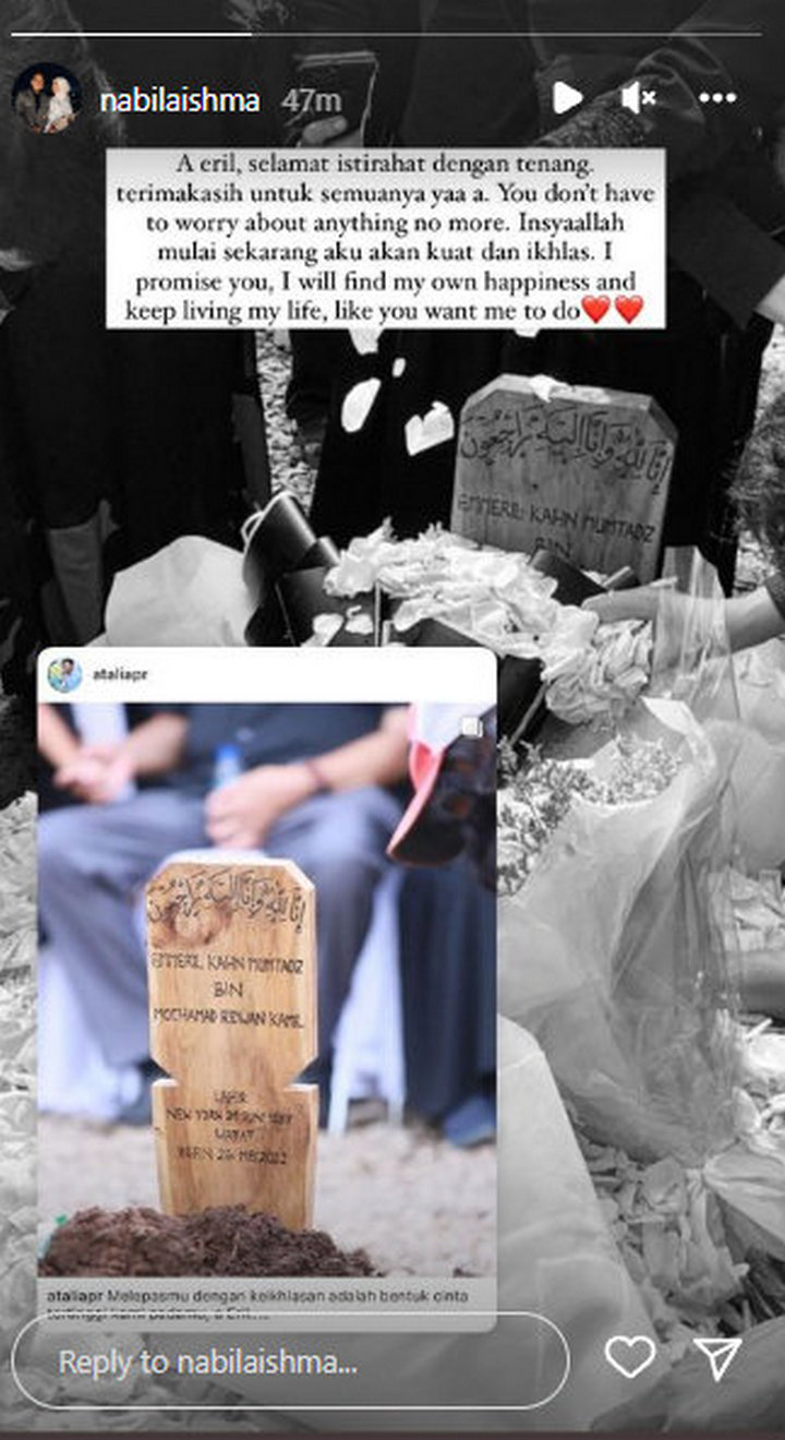 Janji Nabila Ishma Untuk Mendiang Eril
