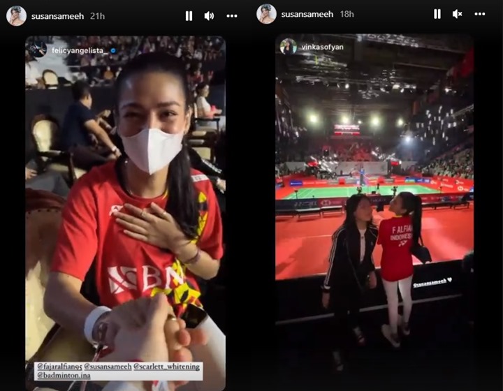 Sempat Diduga Putus, Susan Sameh Kejutkan Fajar Alfian Usai Tanding di Indonesia Masters 2022